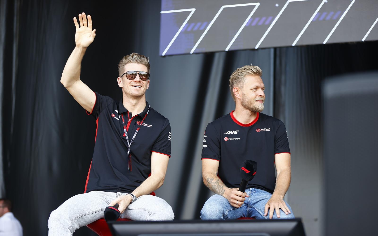 Kevin Magnussen a Nico Hülkenberg