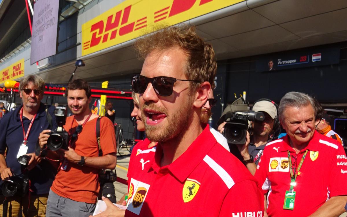 Sebastian Vettel na VC Veľkej Británie 2018