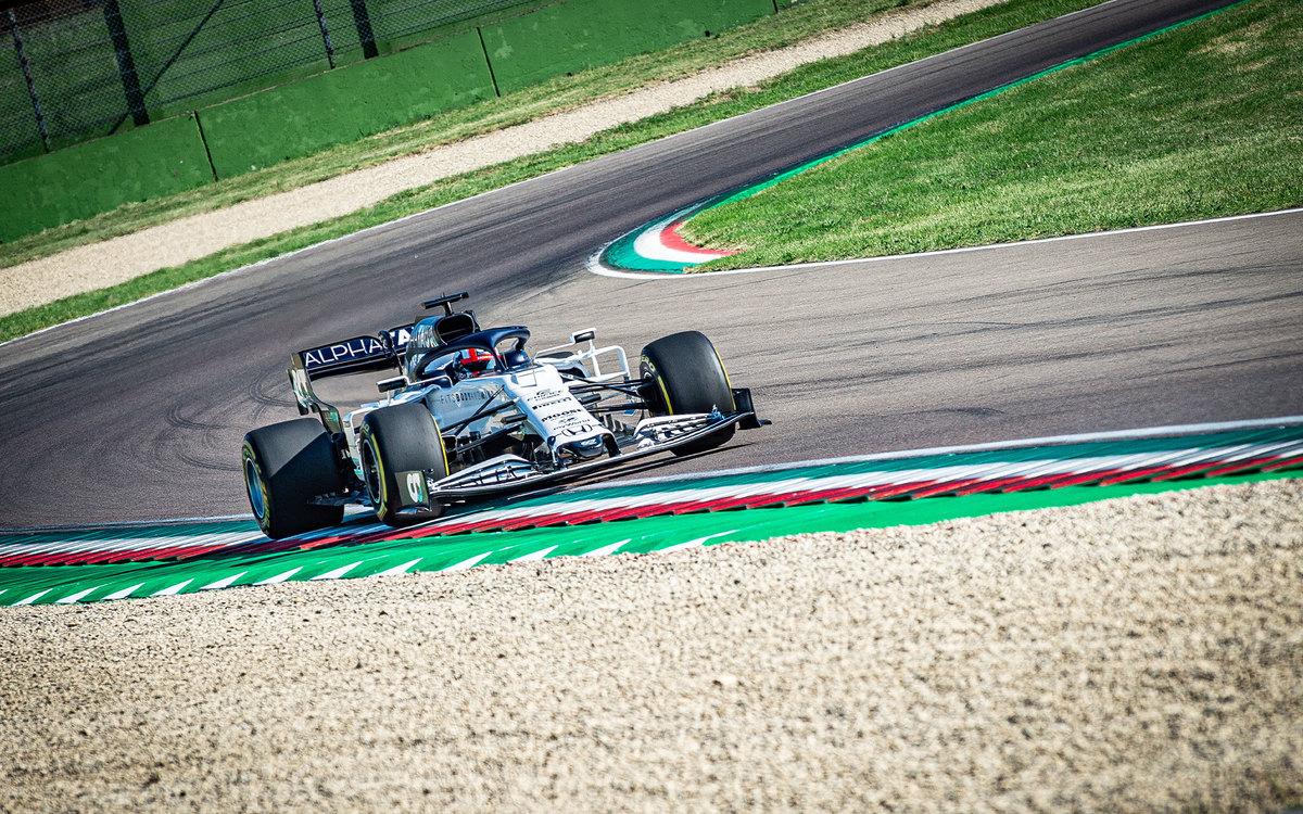 Pierre Gasly na testoch v Imole