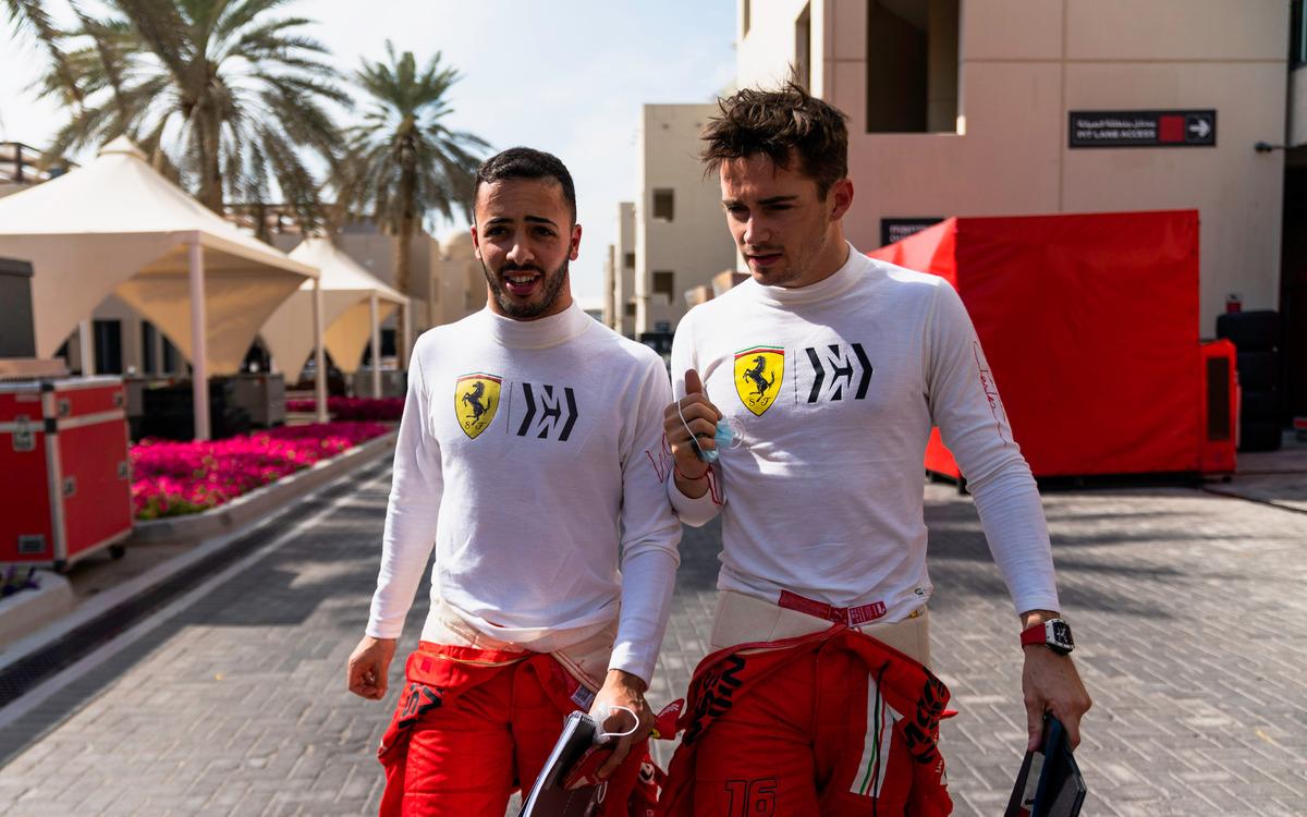 Charles Leclerc a Antonio Fuoco