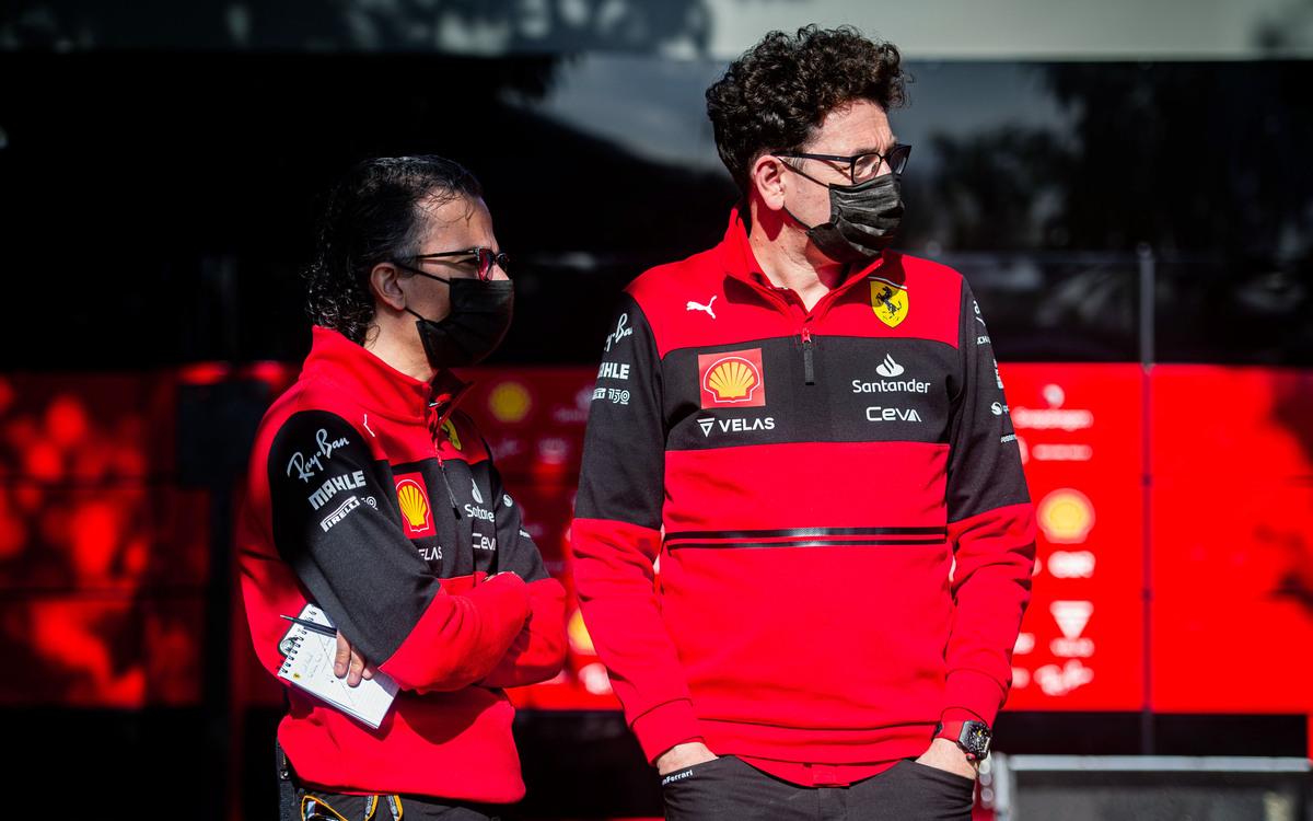 Laurent Mekies a Mattia Binotto