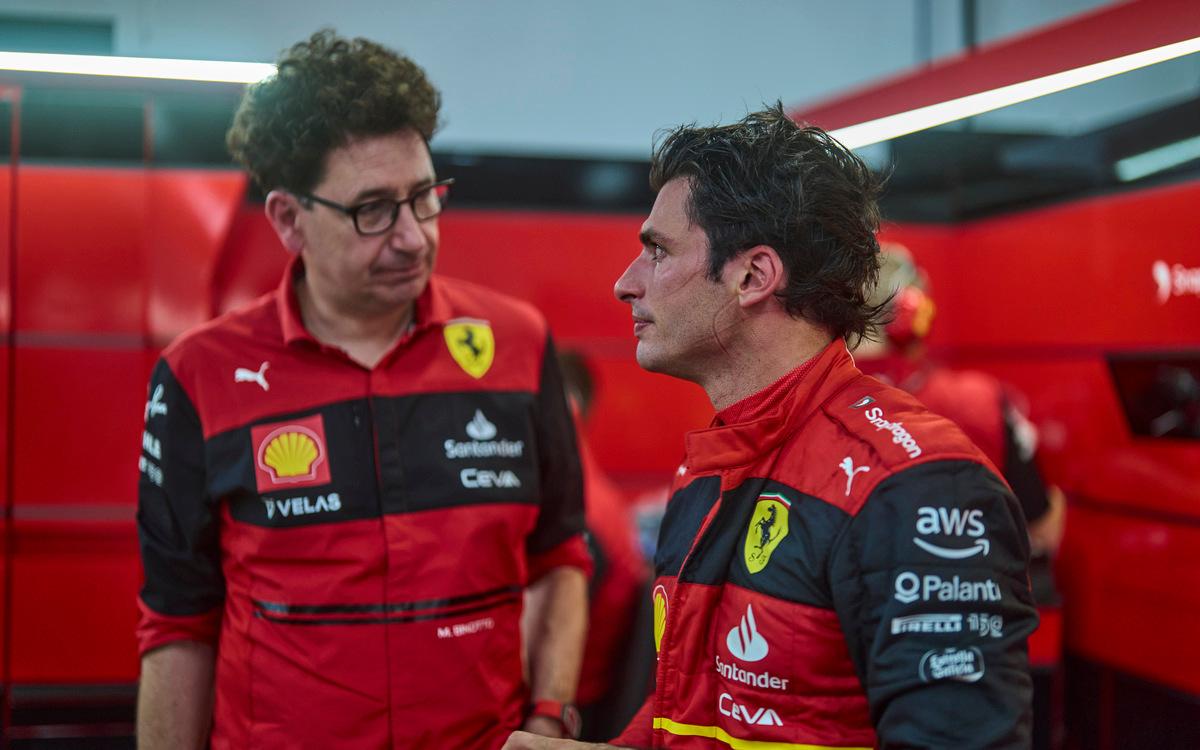 Mattia Binotto a Carlos Sainz