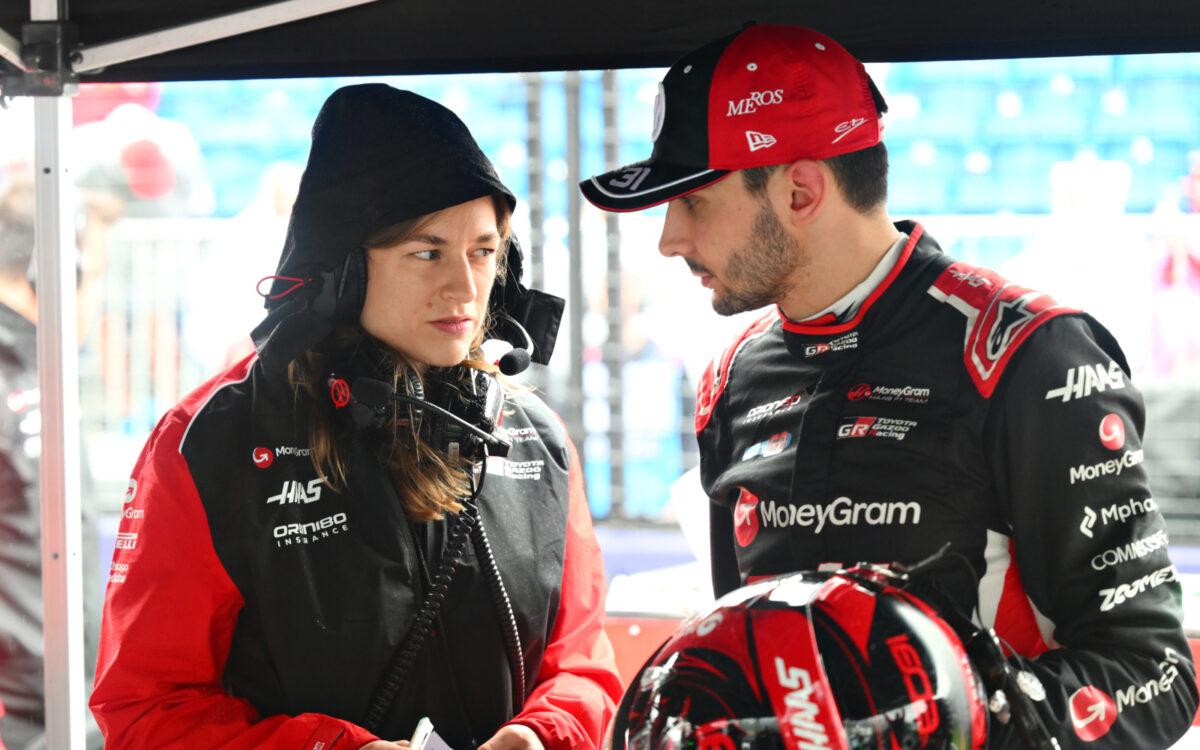 Esteban Ocon a Laura Müllerová