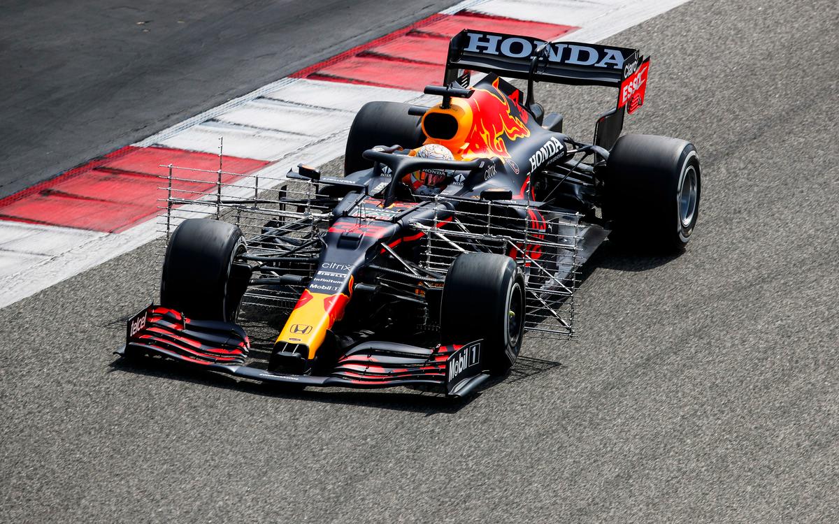 Max Verstappen s aerodynamickými senzormi
