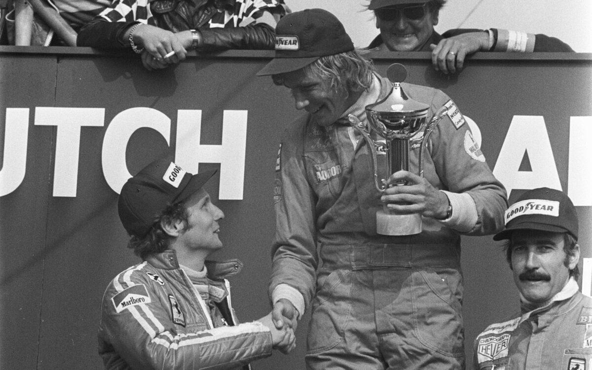 James Hunt a Niki Lauda