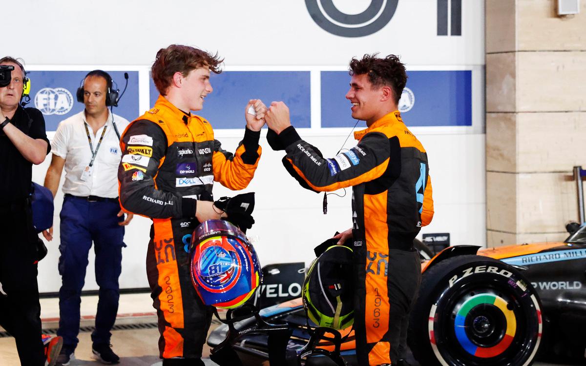 Lando Norris a Oscar Piastri