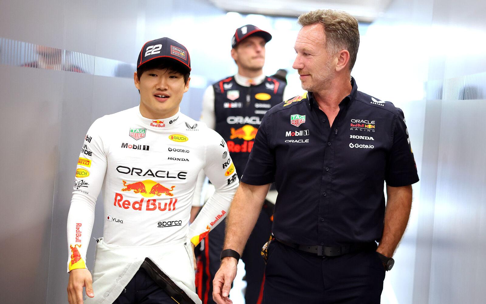 Júki Cunoda a Christian Horner