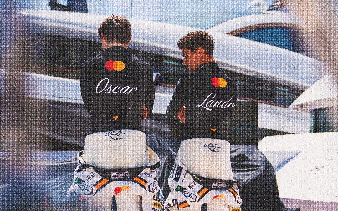 Oscar Piastri a Lando Norris