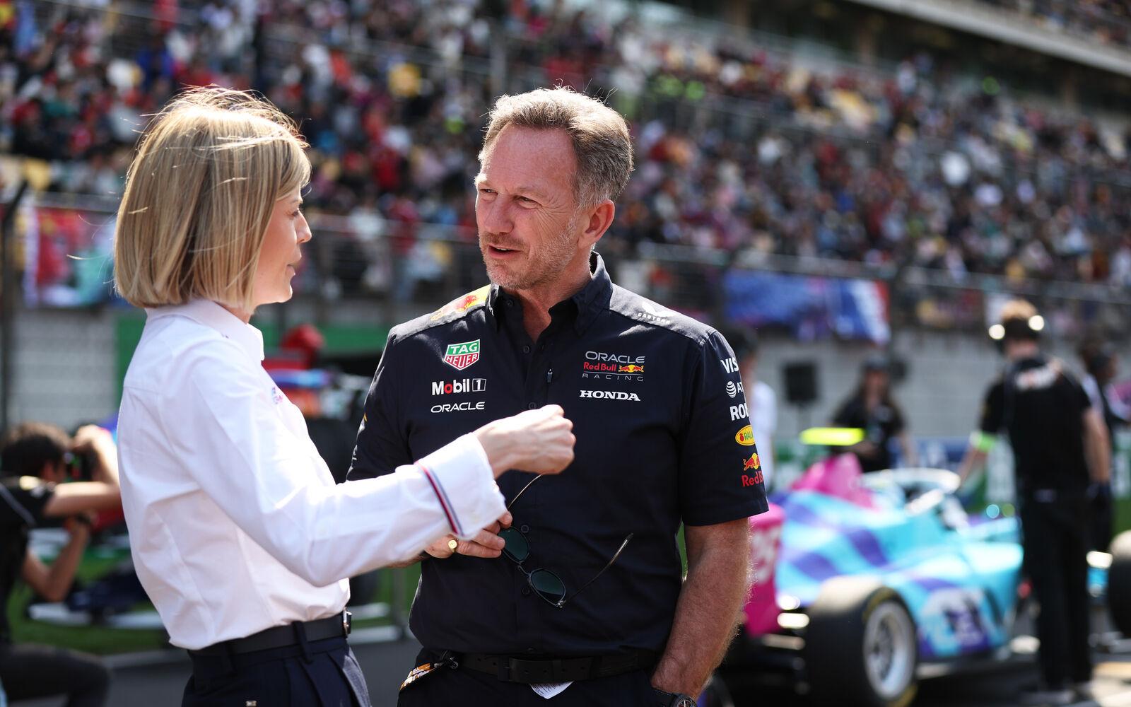 Max Verstappen a Susie Wolffová