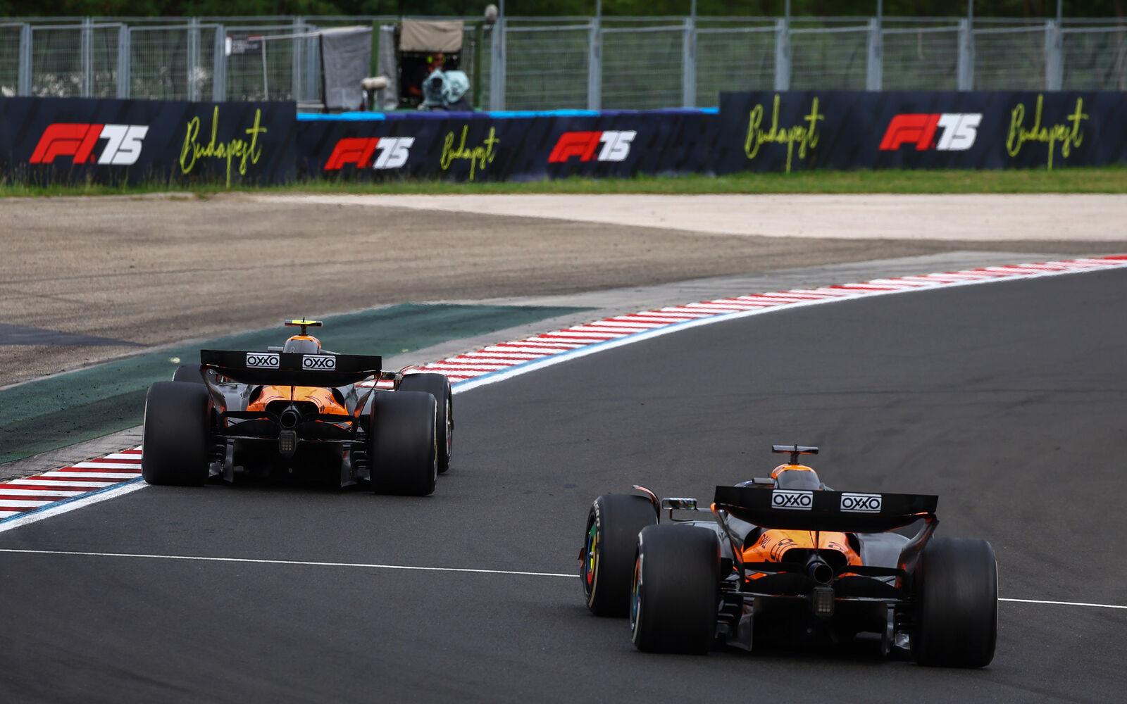 Lando Norris a Oscar Piastri