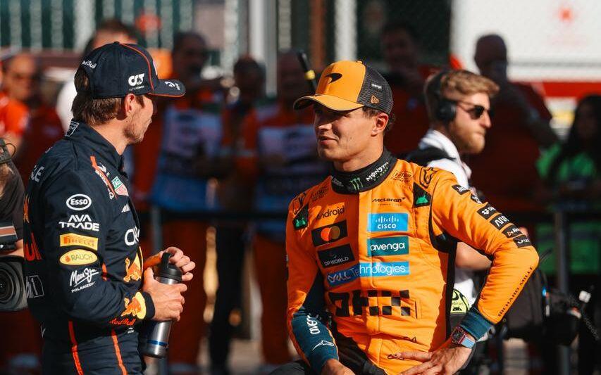 Max Verstappen a Lando Norris