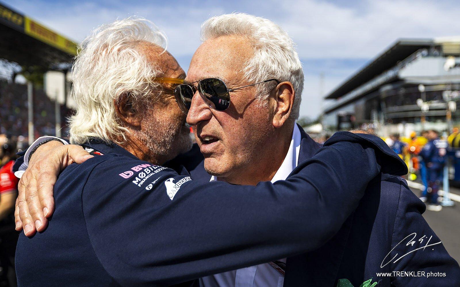 Flavio Briatore a Lawrence Stroll