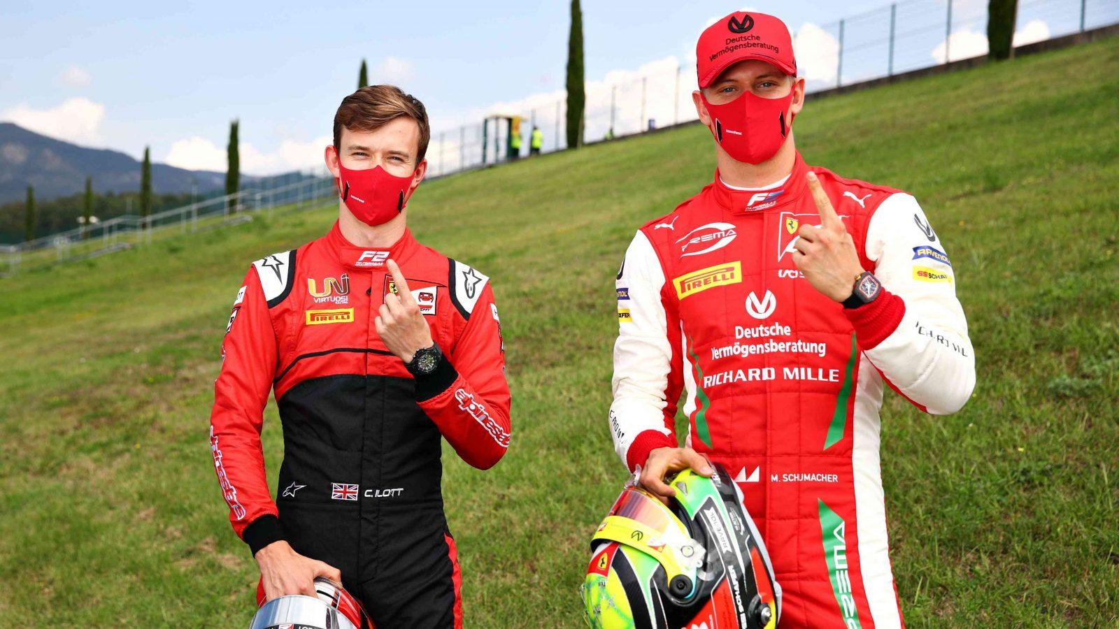 Callum Ilott a Mick Schumacher