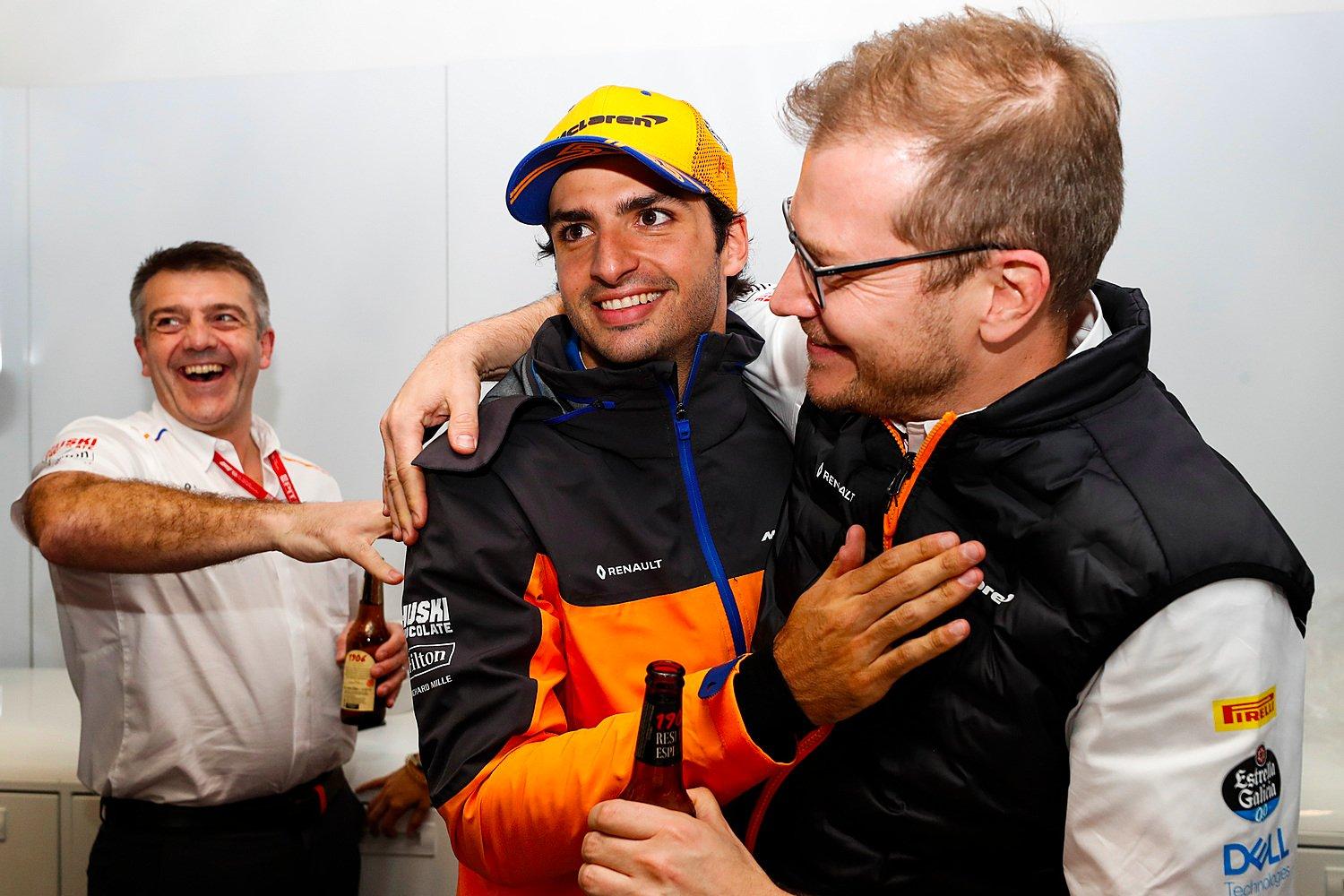 Carlos Sainz a Andreas Seidl