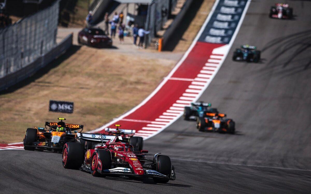 Charles Leclerc a Lando Norris