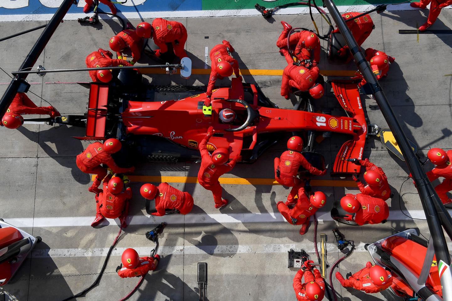 Charles Leclerc v boxoch