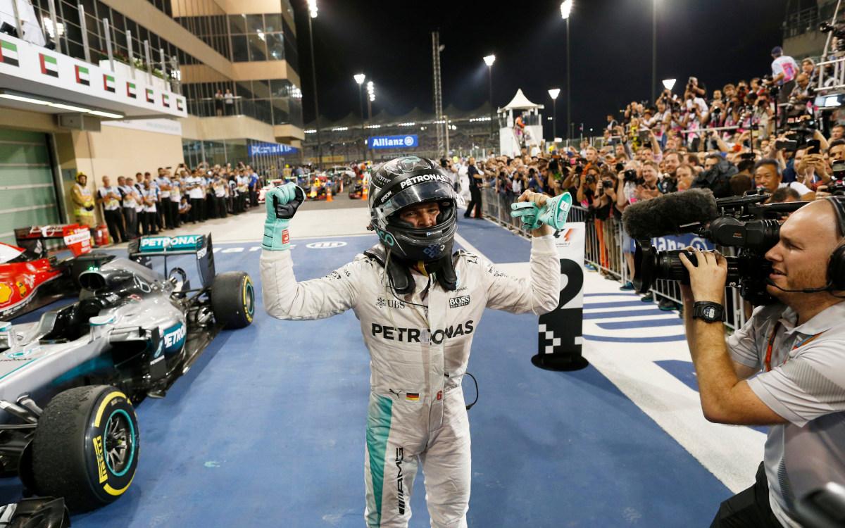 Nico Rosberg po zisku titulu v roku 2016