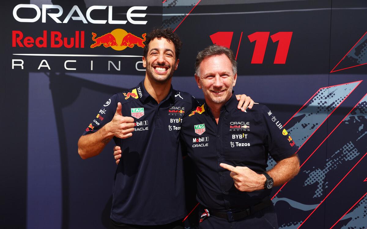Daniel Ricciardo a Christian Horner