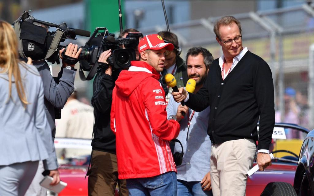 Florian König a Sebastian Vettel