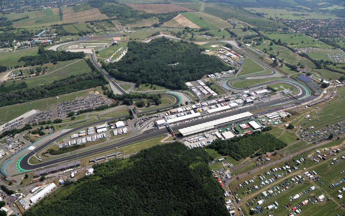 Hungaroring ilustračné, letecké