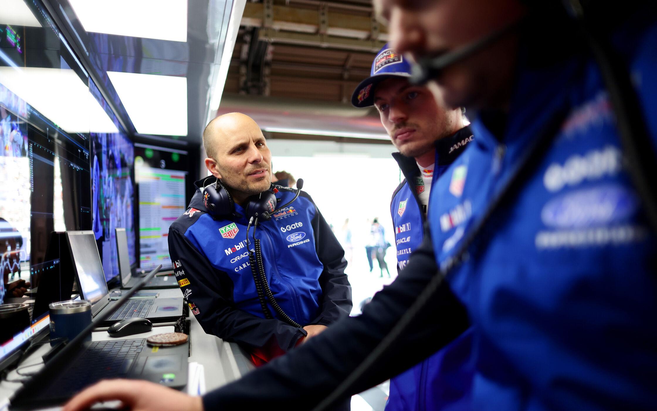 Gianpiero Lambiase a Max Verstappen