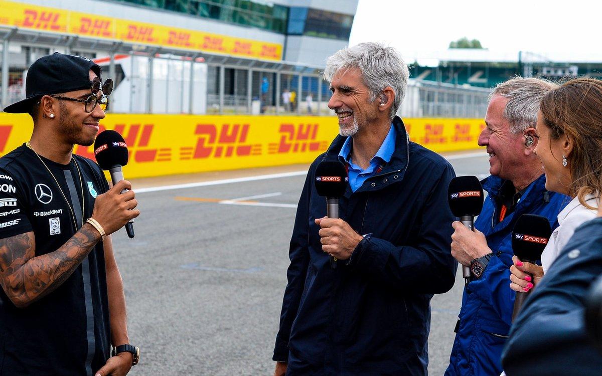 Lewis Hamilton, Damon Hill, Martin Brundle