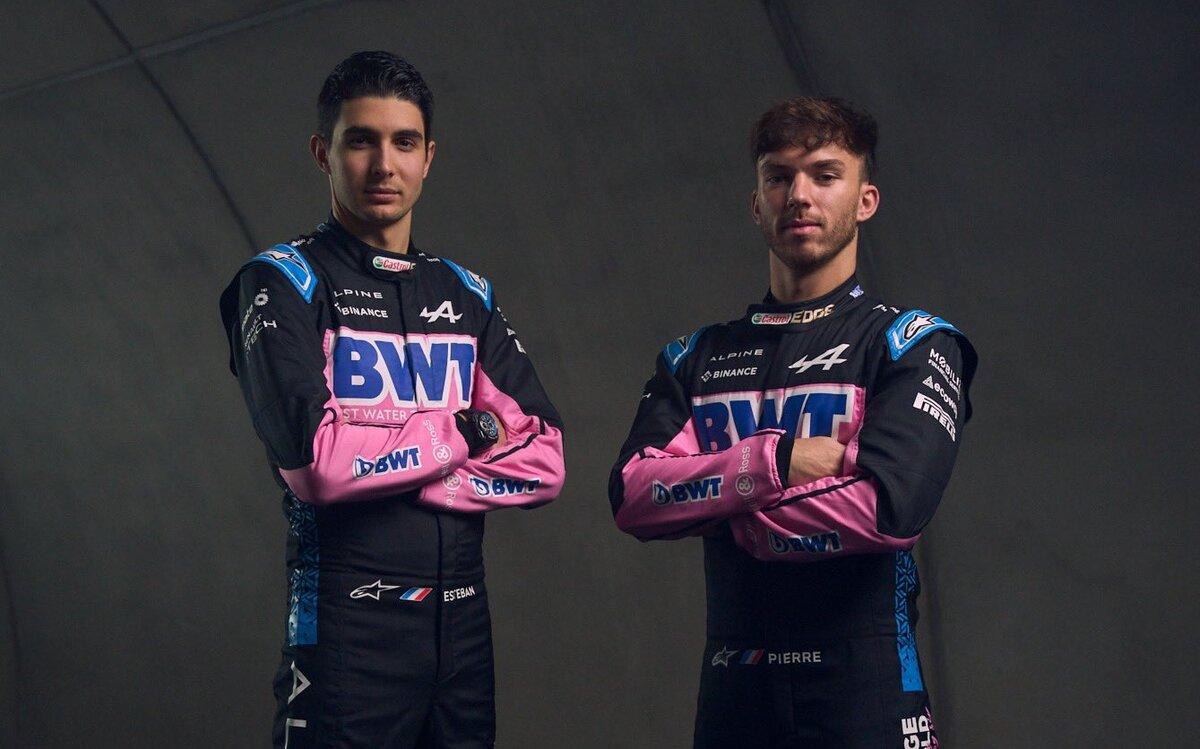 Esteban Ocon a Pierre Gasly