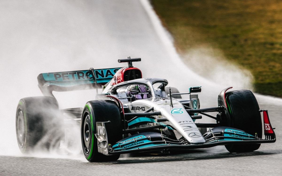 Lewis Hamilton, Mercedes W13, Barcelona, 25.2.2022