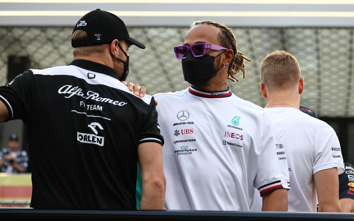 Lewis Hamilton a Valtteri Bottas