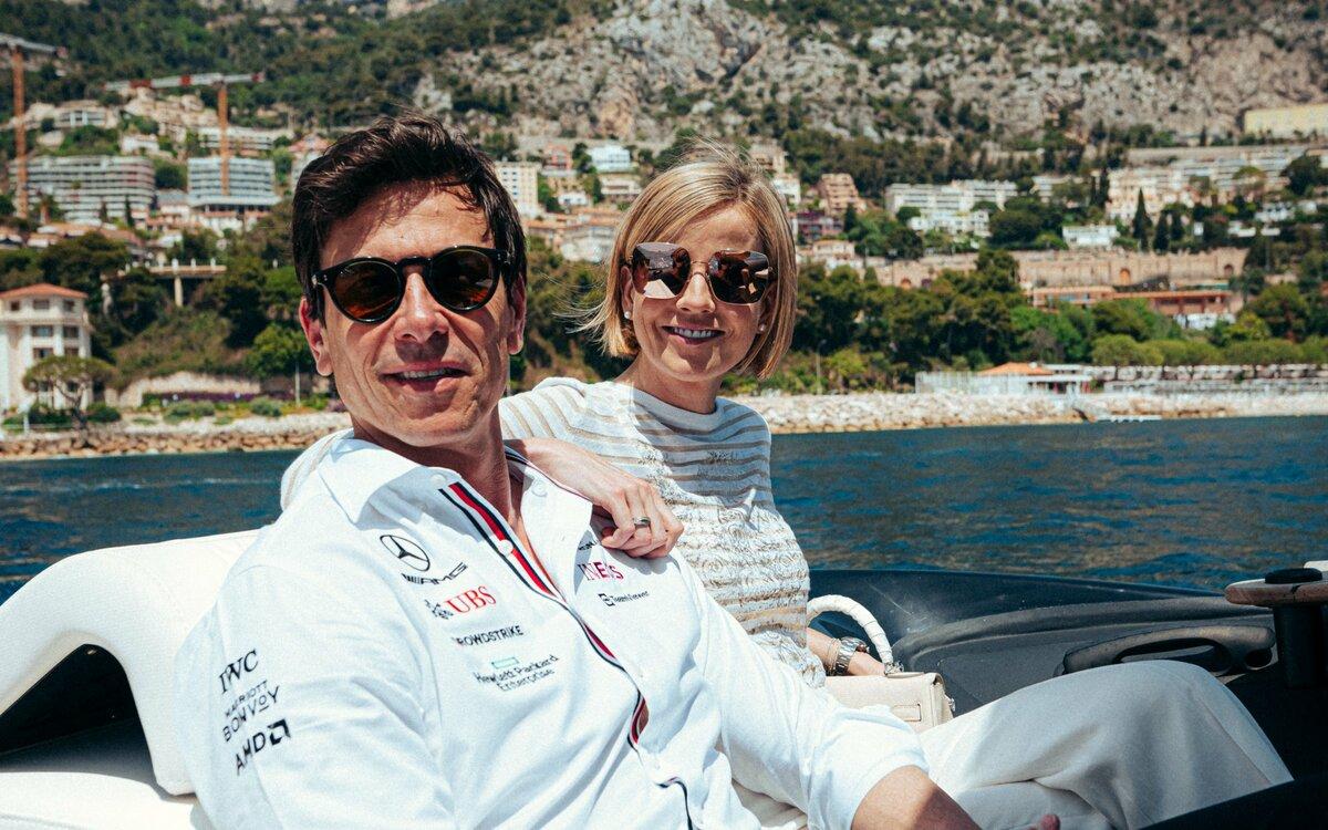 Toto Wolff a Suzie Wolffová