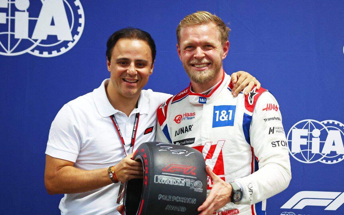 Felipe Massa a Kevin Magnussen