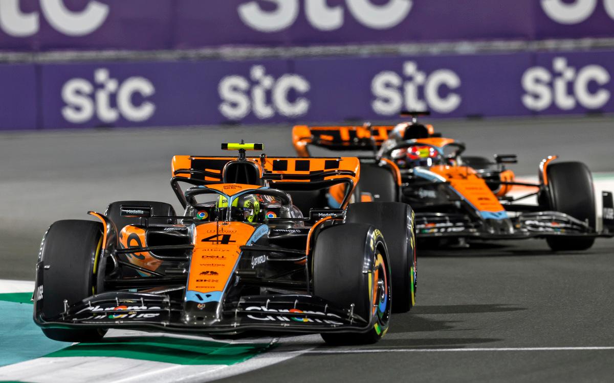 Lando Norris a Oscar Piastri