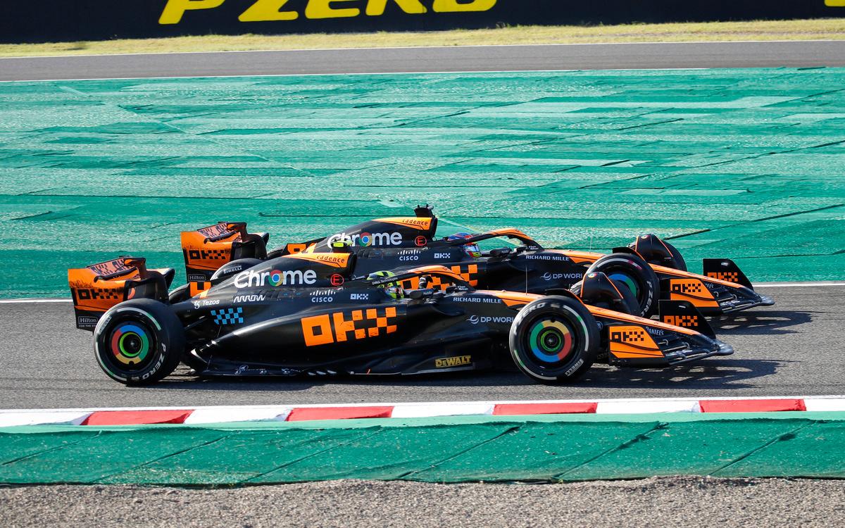 Lando Norris a Oscar Piastri