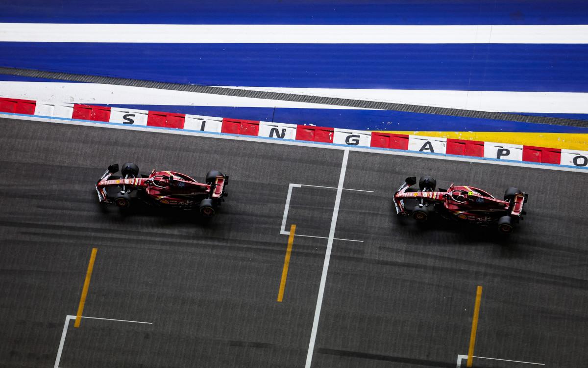 Charles Leclerc a Carlos Sainz