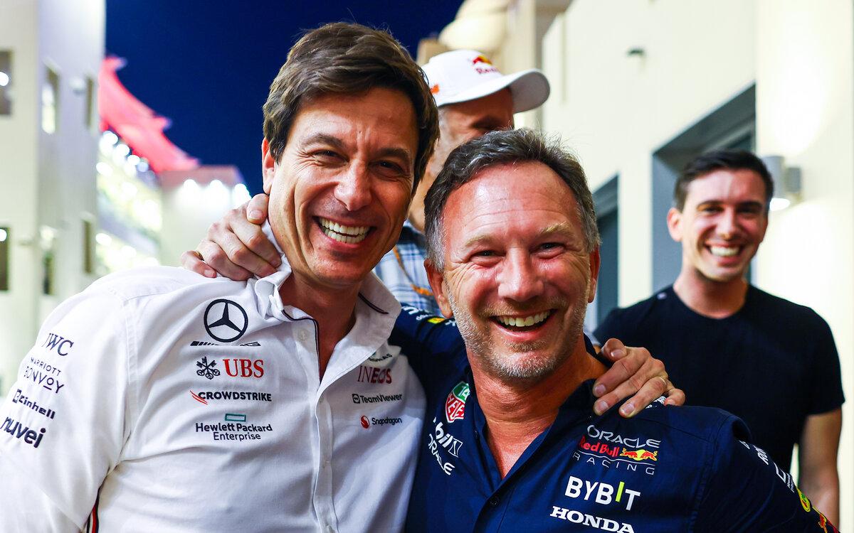 Toto Wolff a Christian Horner