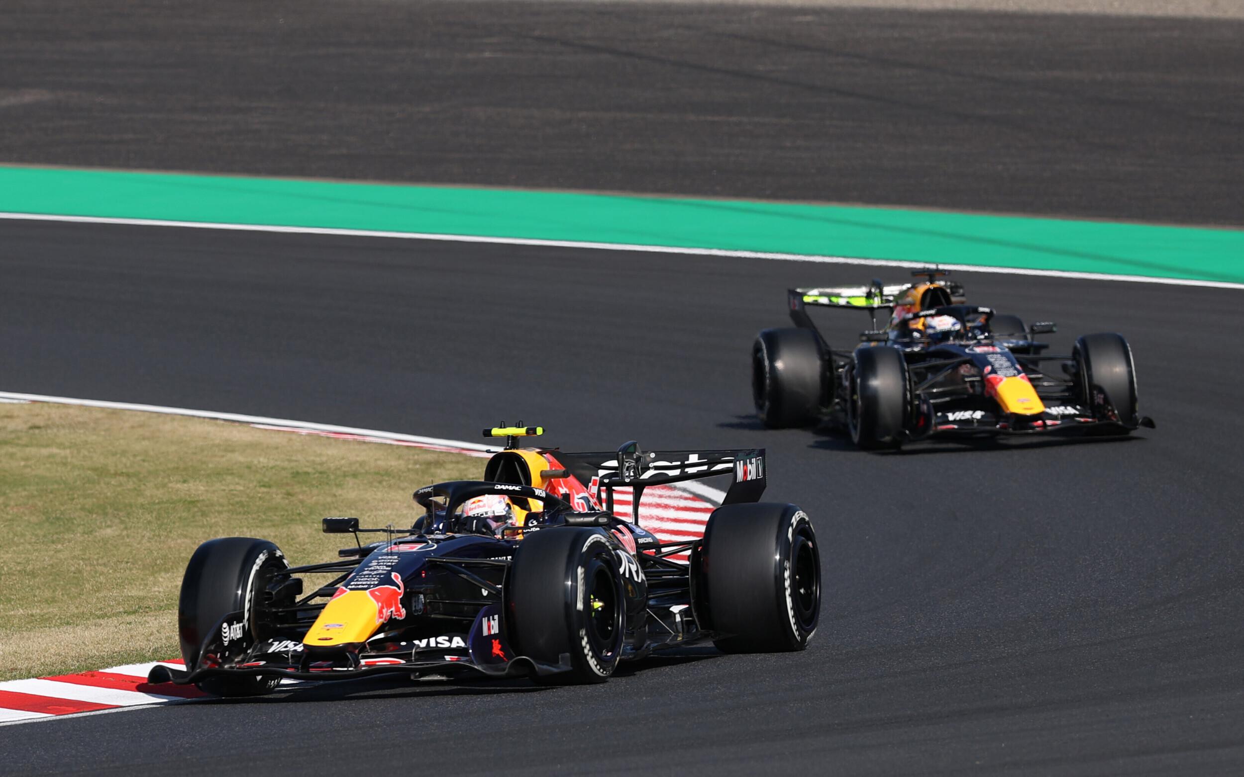 Isack Hadjar a Max Verstappen