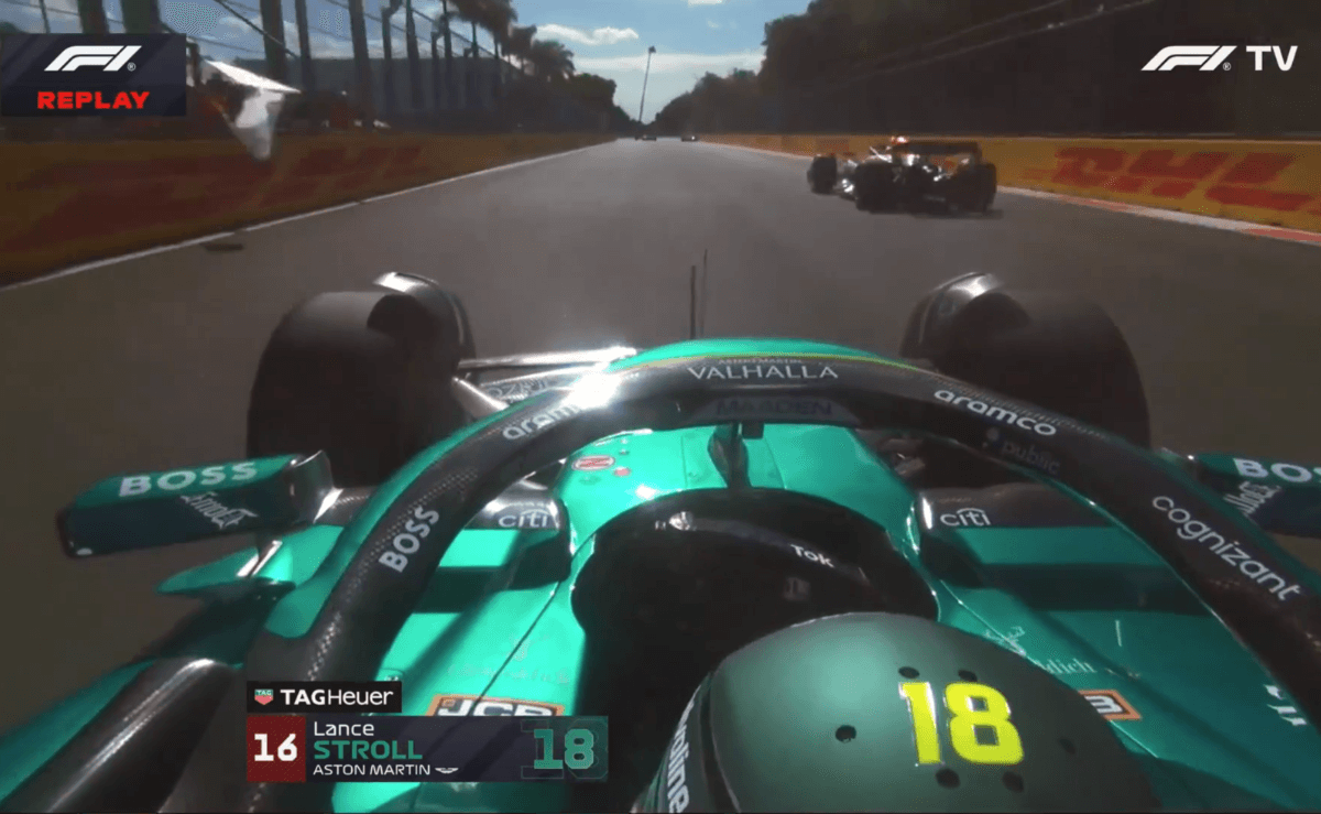 Lance Stroll a Max Verstappen