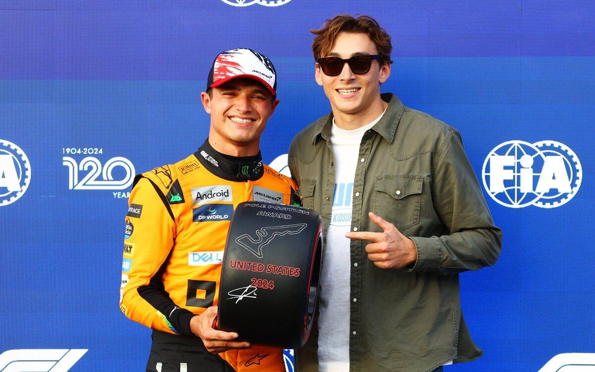 Lando Norris a Mondo Duplantis