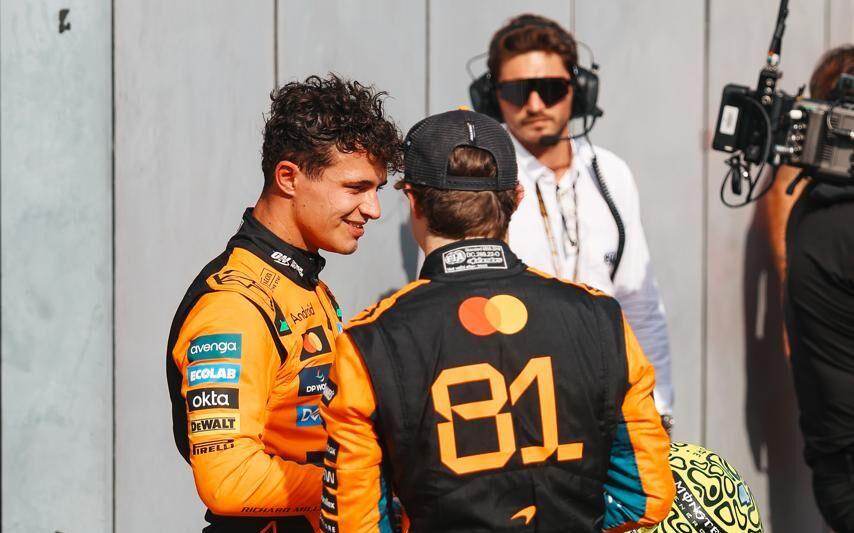 Lando Norris a Oscar Piastri