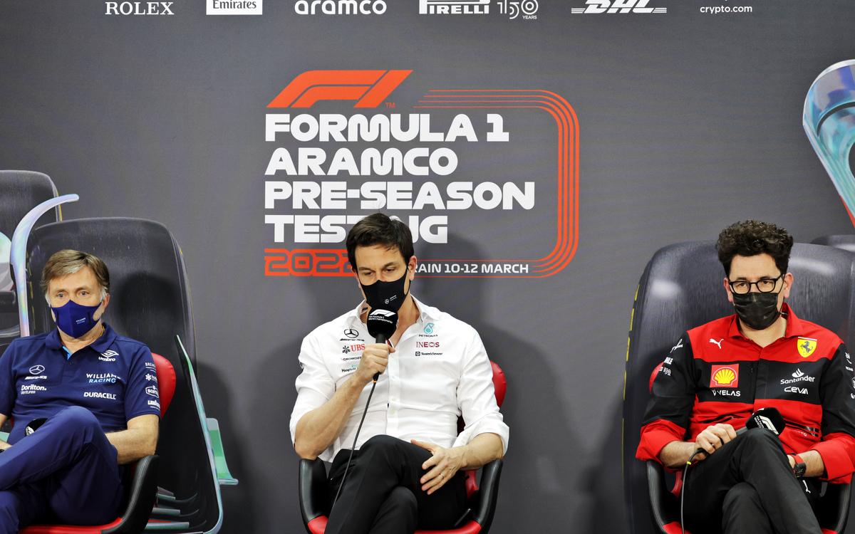 Jost Capito, Toto Wolff, Mattia Binotto