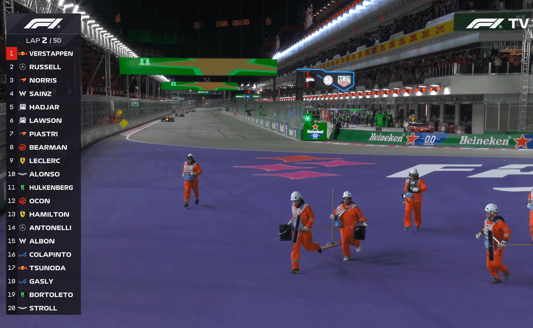 Maršali na trati v Las Vegas