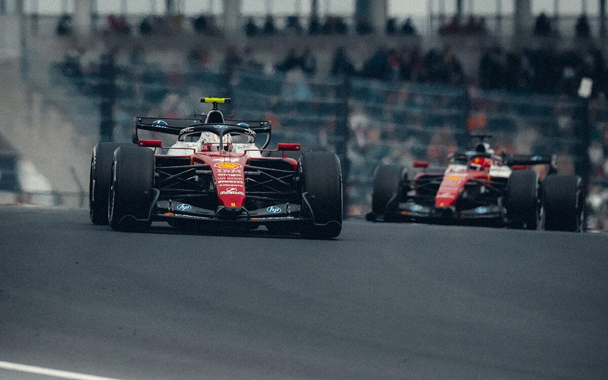 Lewis Hamilton a Charles Leclerc