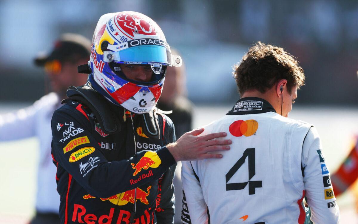 Max Verstappen a Lando Norris