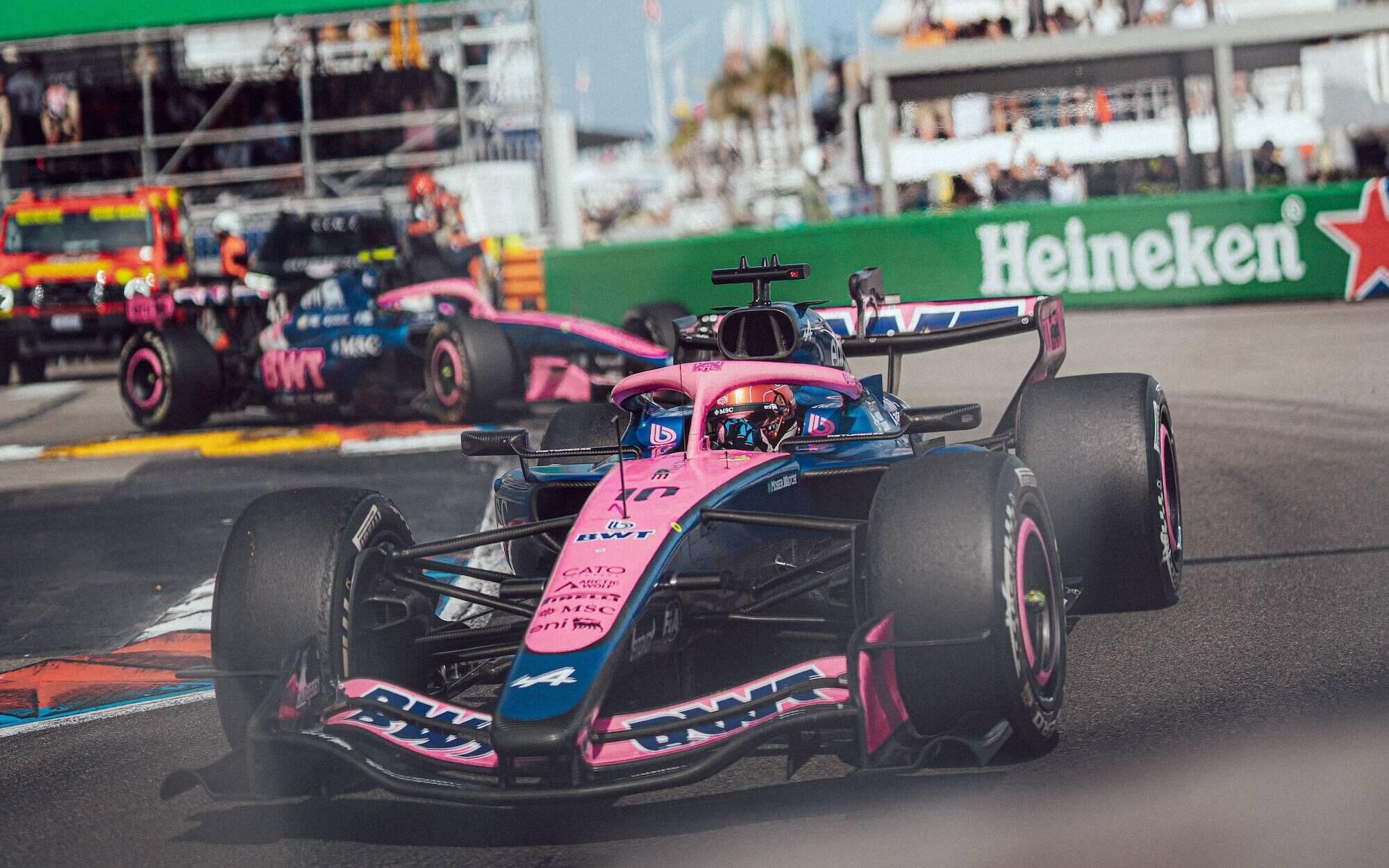 Piere Gasly a Franco Colapinto