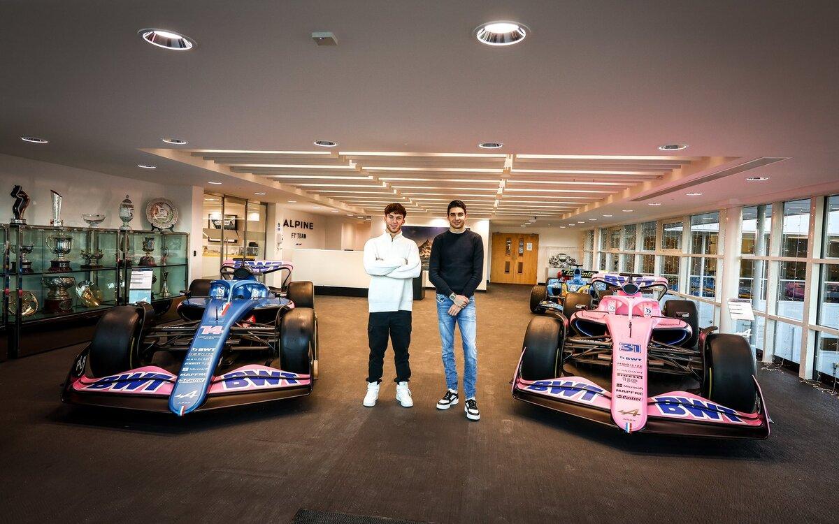 Pierre Gasly a Esteban Ocon