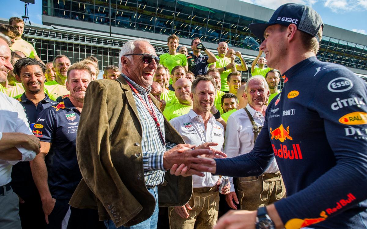 Dietrich Mateschitz a Max Verstappen