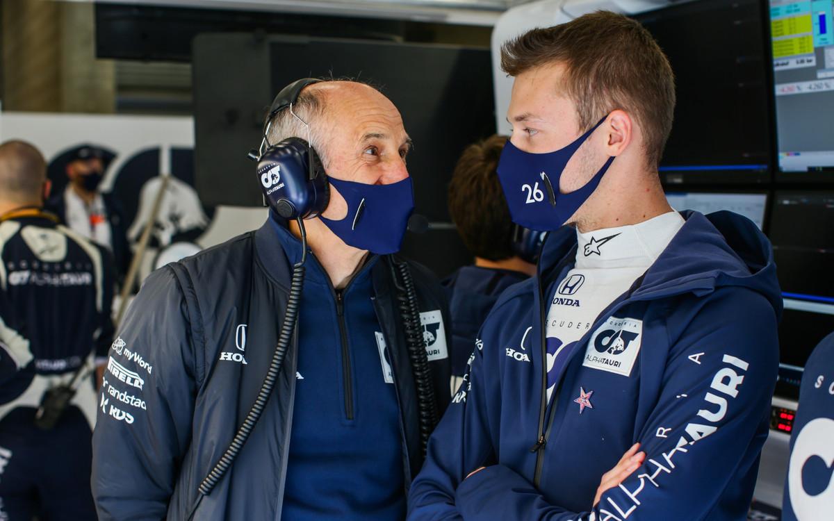 Daniil Kvjat a Franz Tost