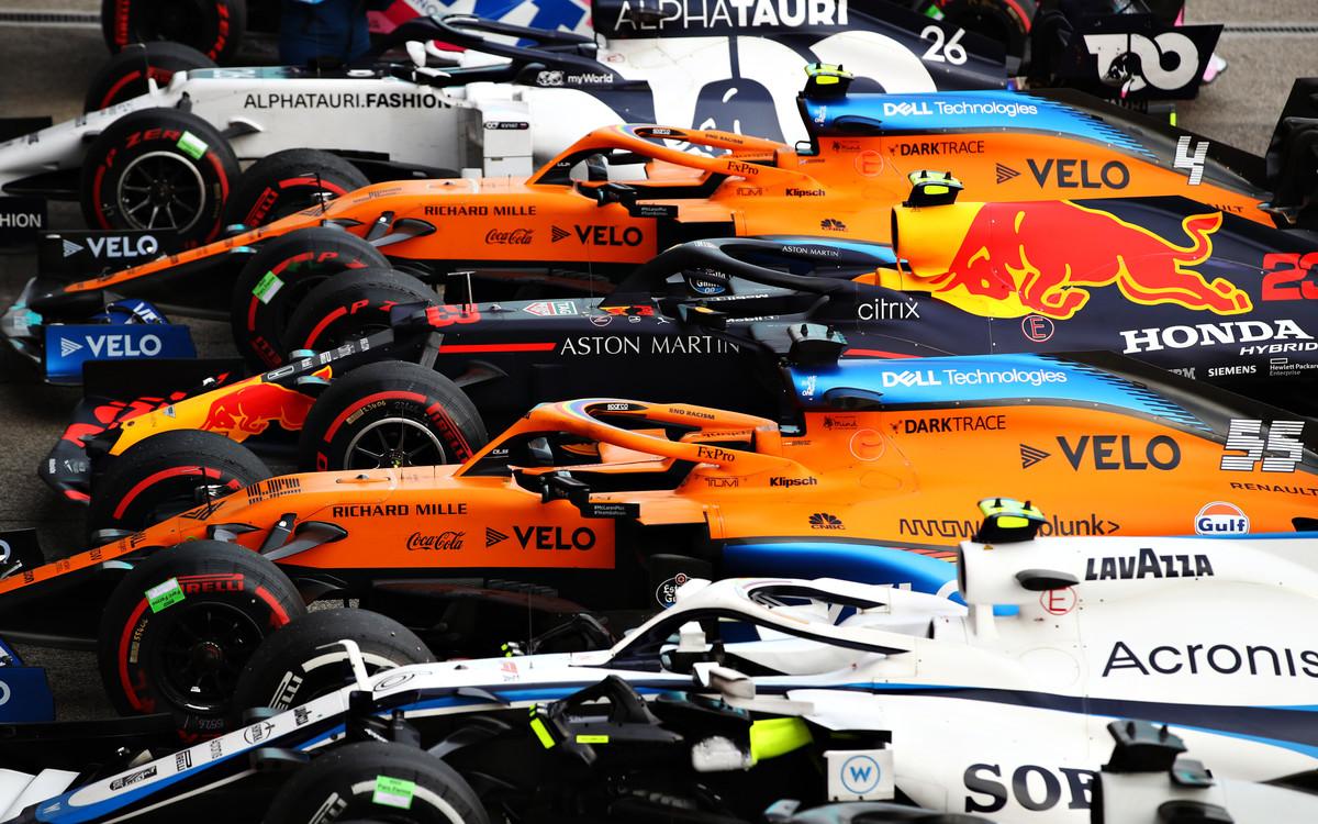 Parc fermé, McLareny, Albon, Latifi