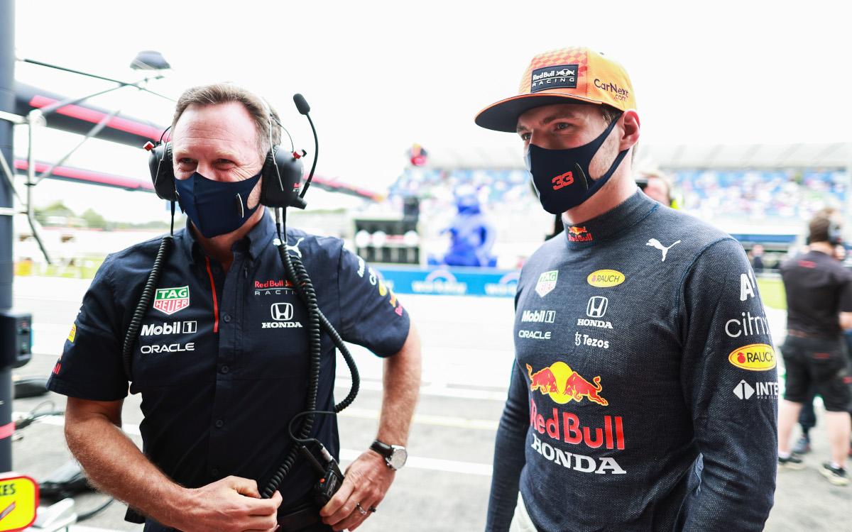 Christian Horner a Max Verstappen