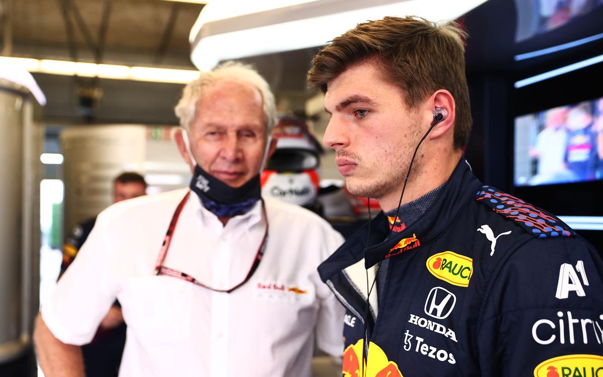 Max Verstappen a Helmut Marko